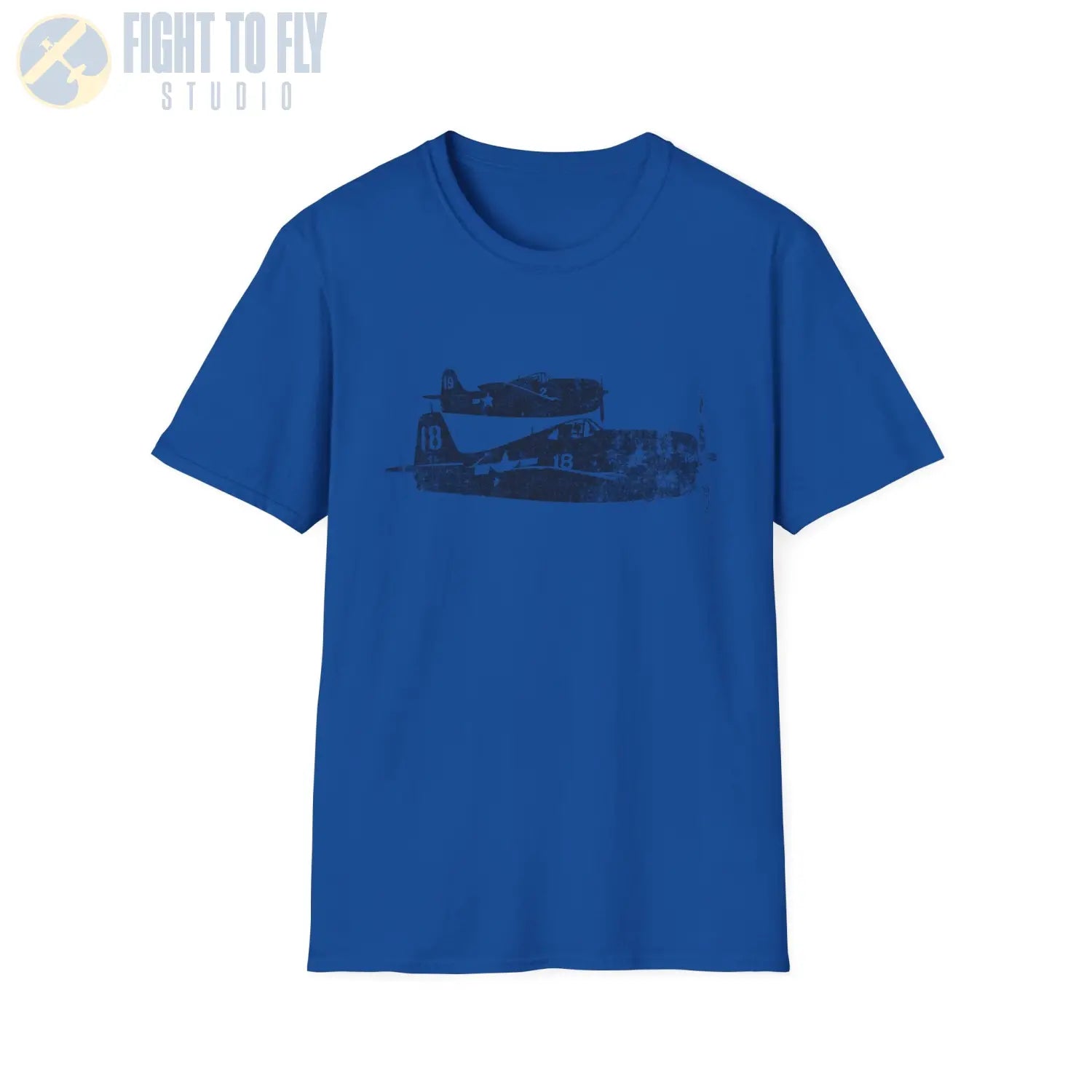 F6F Hellcat “Pair in Flight” WWII T-Shirt - Pilot gifts - warbird t-shirt
