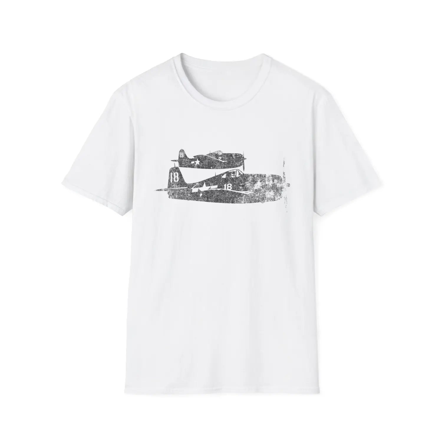 F6F Hellcat “Pair in Flight” WWII T-Shirt - Pilot gifts - warbird t-shirt