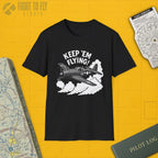 F6F Hellcat “Keep ’Em Flying!” - T-Shirt - Pilot gifts - WWII warbird t-shirt
