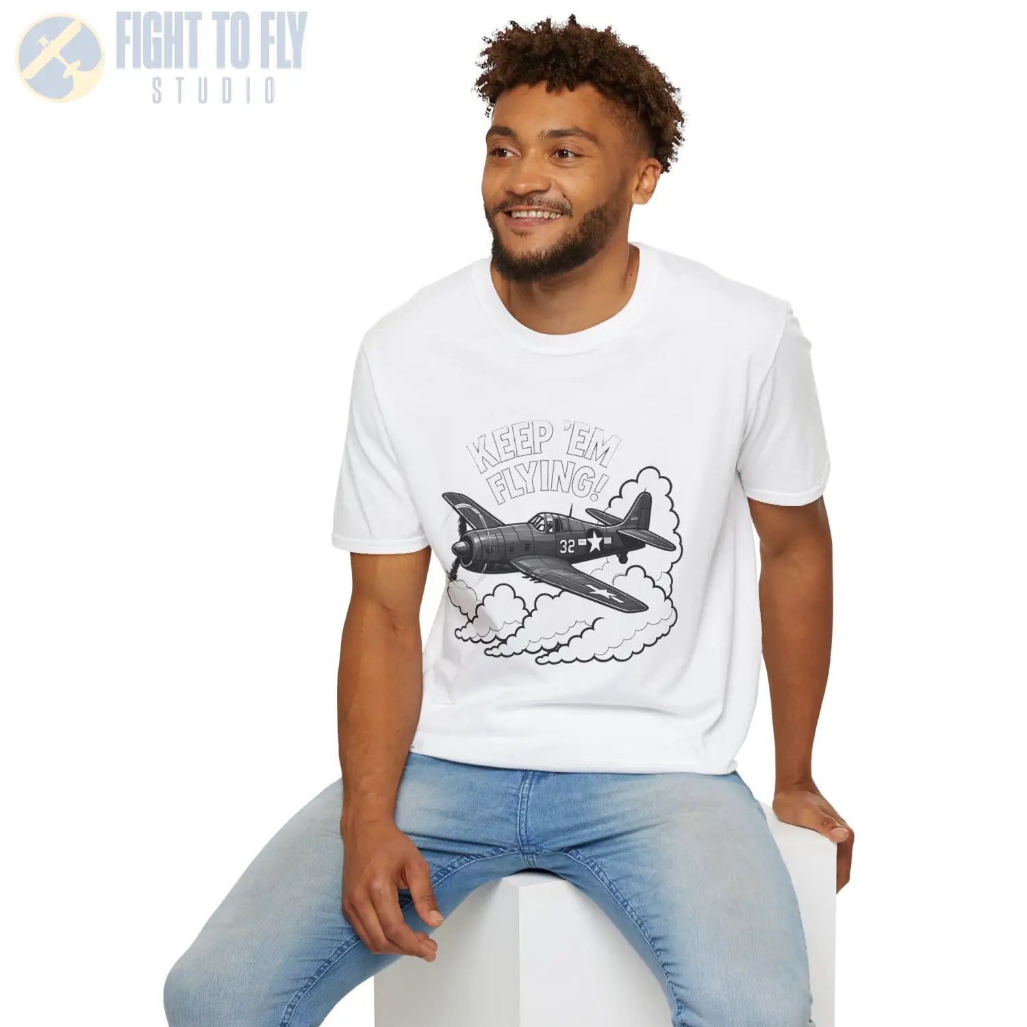 F6F Hellcat “Keep ’Em Flying!” - T-Shirt - Pilot gifts - WWII warbird t-shirt
