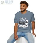 F6F Hellcat “Keep ’Em Flying!” - T-Shirt - Pilot gifts - WWII warbird t-shirt