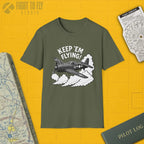 F6F Hellcat “Keep ’Em Flying!” - T-Shirt - Pilot gifts - WWII warbird t-shirt