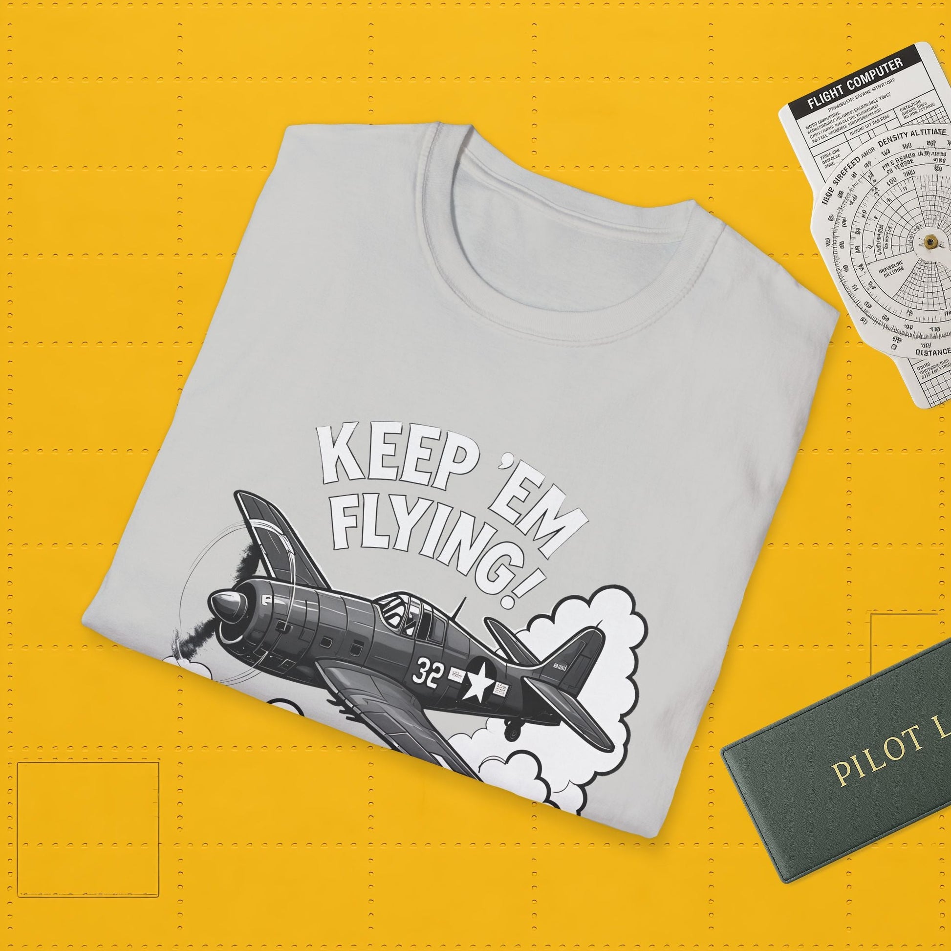 F6F Hellcat Premium T-Shirt – “Keep ’Em Flying!” WWII Naval Fighter Graphic Tee - Pilot gifts - warbird t-shirt