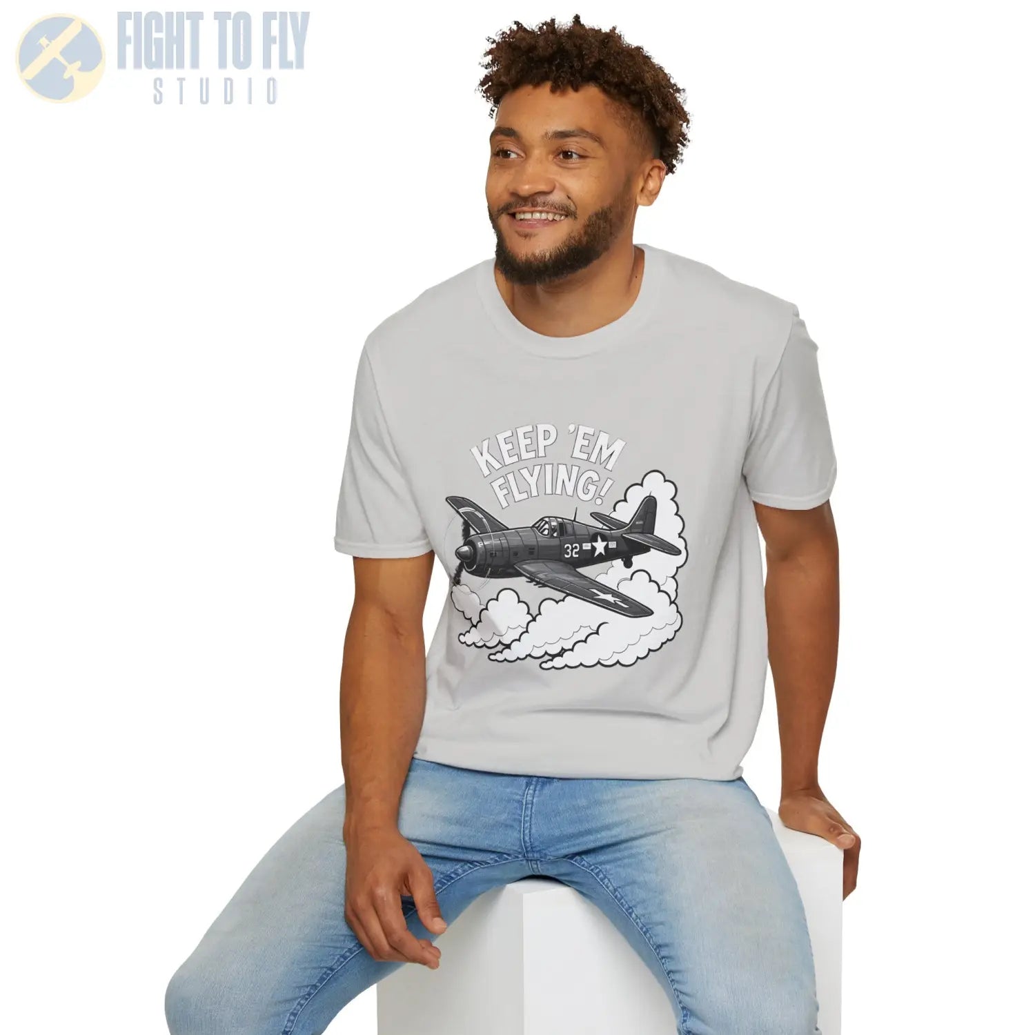 F6F Hellcat “Keep ’Em Flying!” - T-Shirt - Pilot gifts - WWII warbird t-shirt