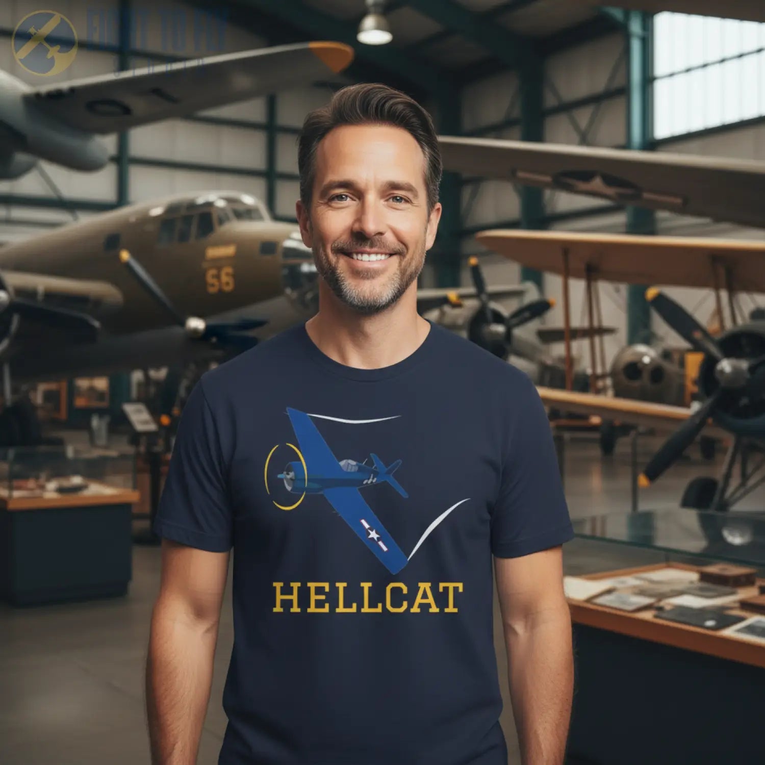 F6F Hellcat Premium T-Shirt - Pilot gifts - WWII warbird t-shirt