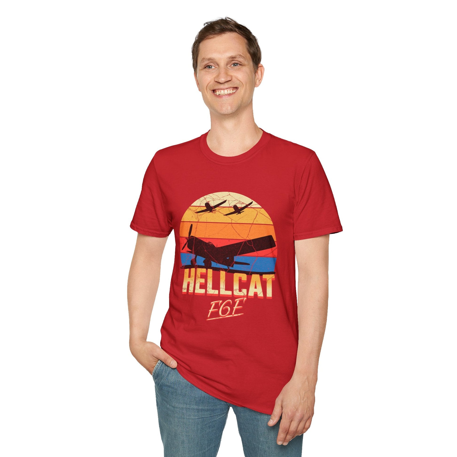 F6F Hellcat Premium T-Shirt – WWII Carrier Fighter Full Graphic Aviation Tee - Pilot gifts - warbird t-shirt