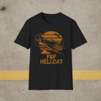 F6F Hellcat “Retro Heritage” WWII T-Shirt - Pilot gifts - warbird t-shirt