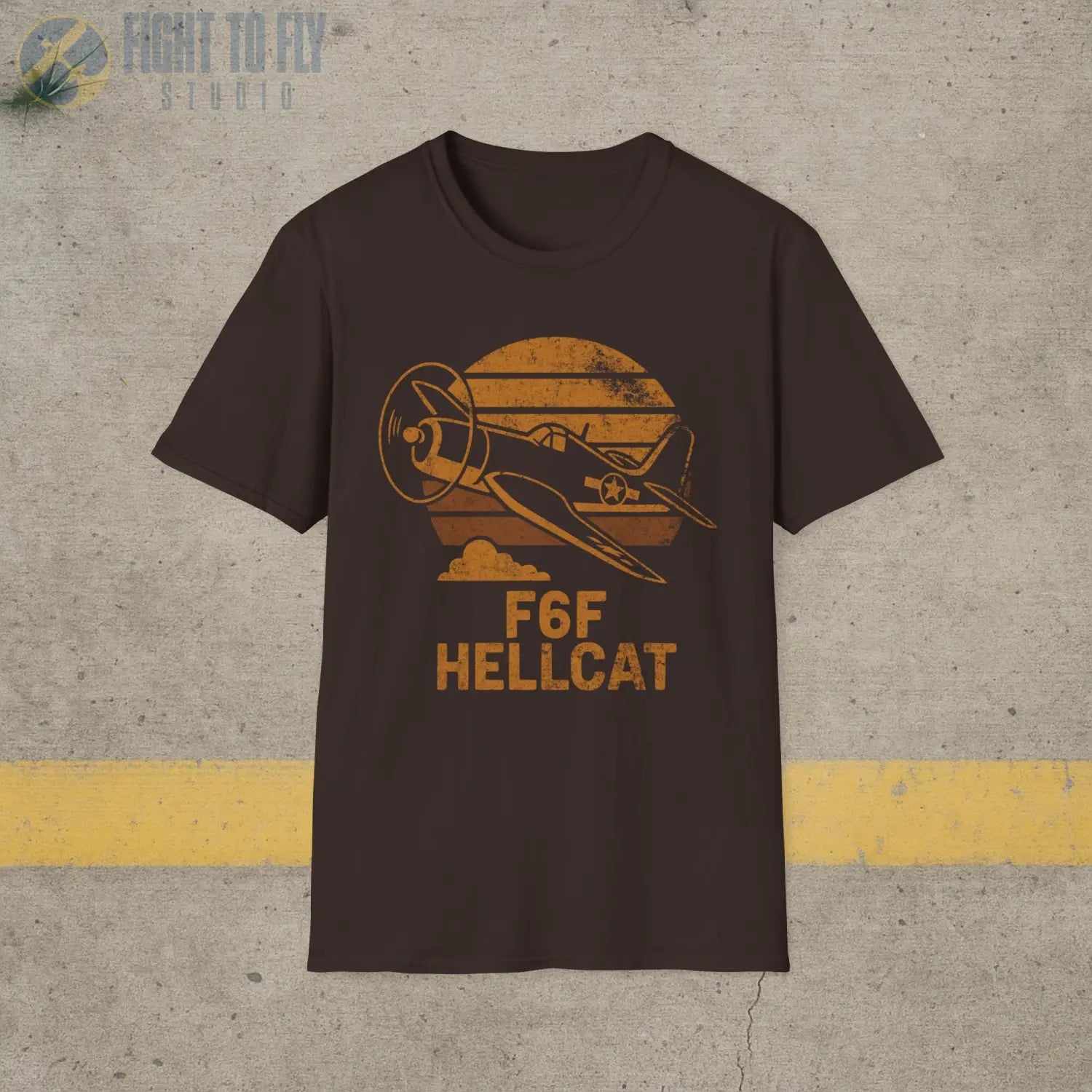 F6F Hellcat “Retro Heritage” WWII T-Shirt - Pilot gifts - warbird t-shirt