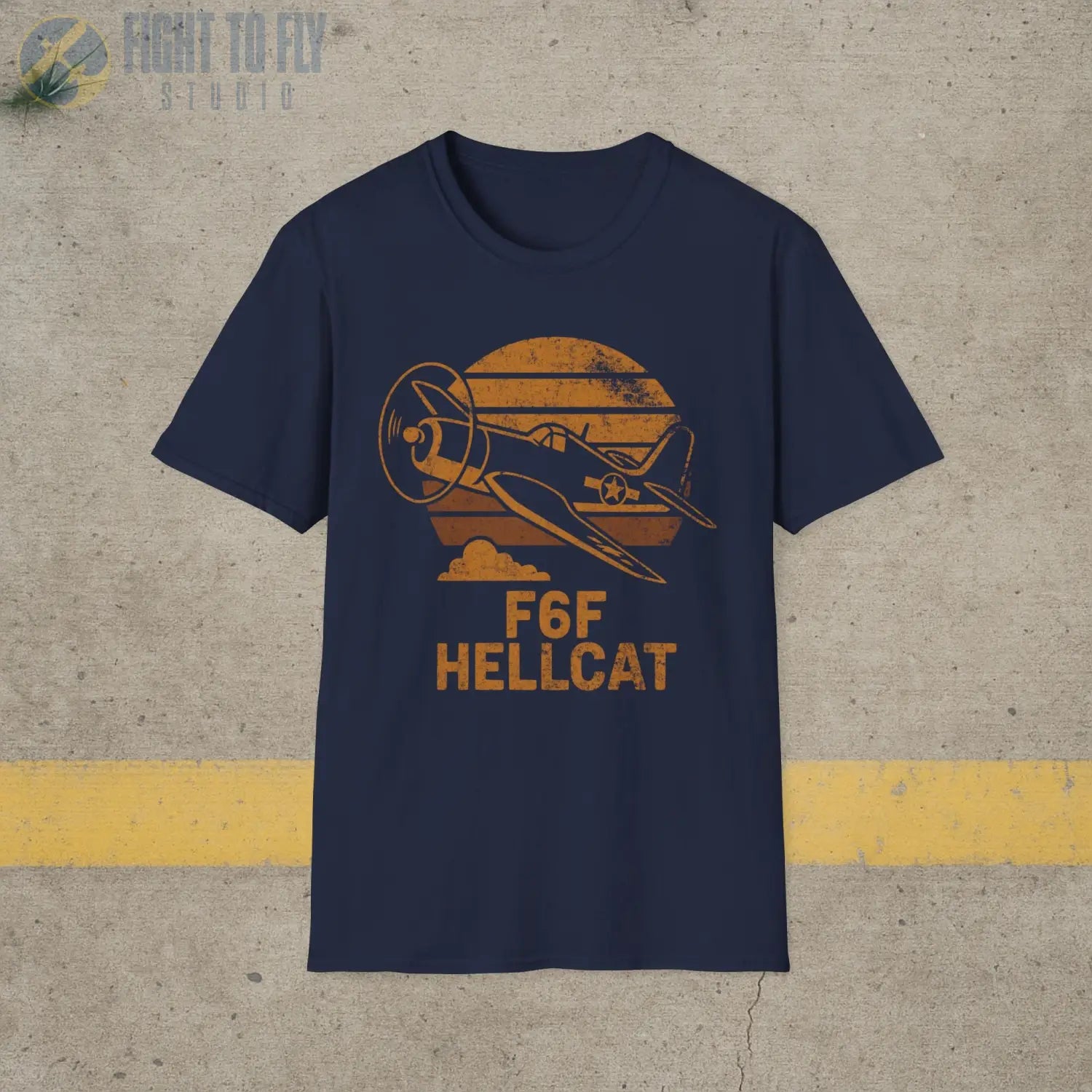 F6F Hellcat “Retro Heritage” WWII T-Shirt - Pilot gifts - warbird t-shirt