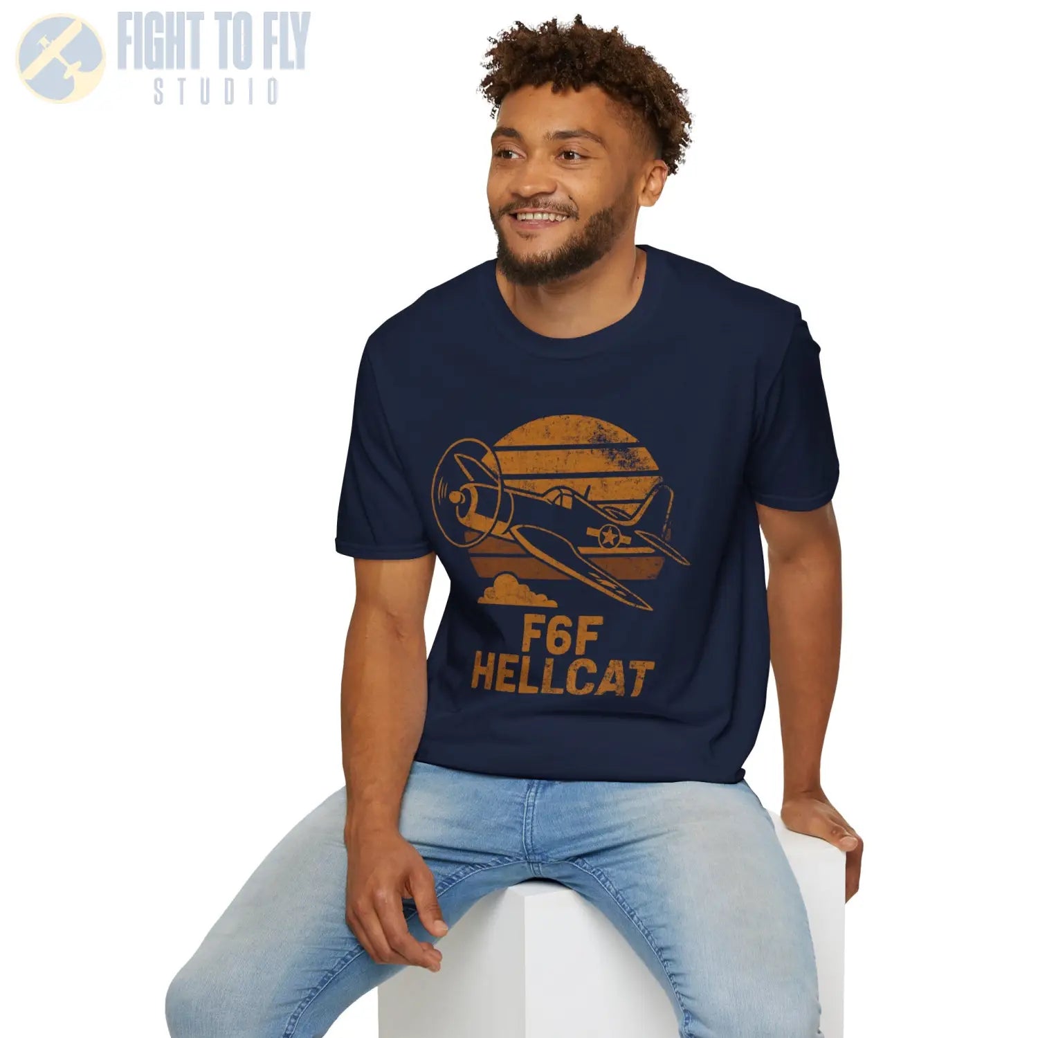 F6F Hellcat “Retro Heritage” WWII T-Shirt - Pilot gifts - warbird t-shirt