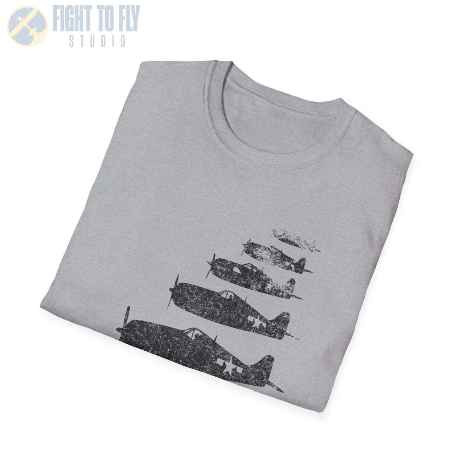 F6F Hellcat “Six in Formation” WWII T-Shirt - Pilot gifts - warbird t-shirt