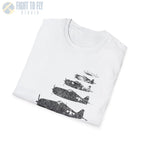 F6F Hellcat “Six in Formation” WWII T-Shirt - Pilot gifts - warbird t-shirt