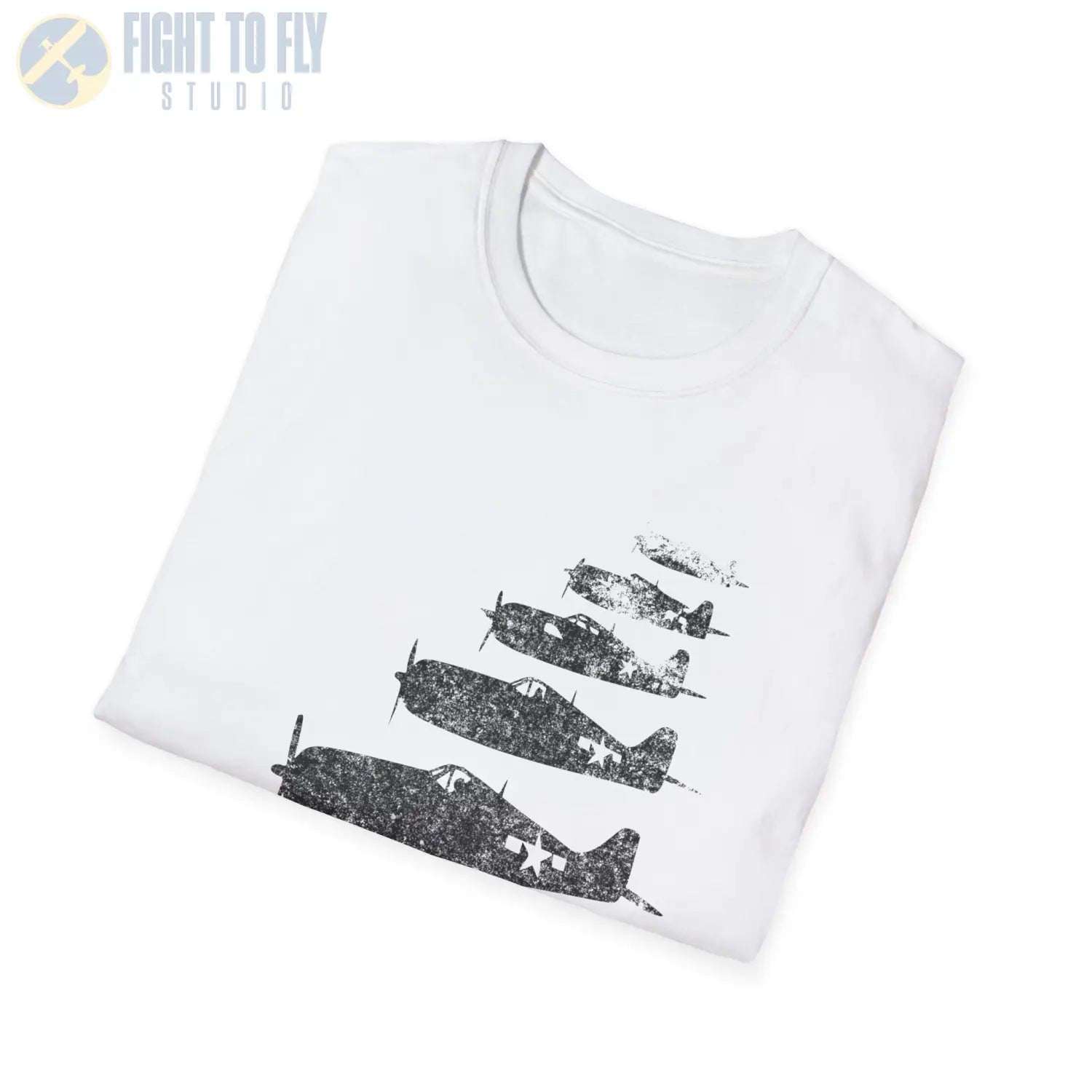 F6F Hellcat “Six in Formation” WWII T-Shirt - Pilot gifts - warbird t-shirt