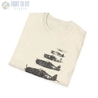 F6F Hellcat “Six in Formation” WWII T-Shirt - Pilot gifts - warbird t-shirt