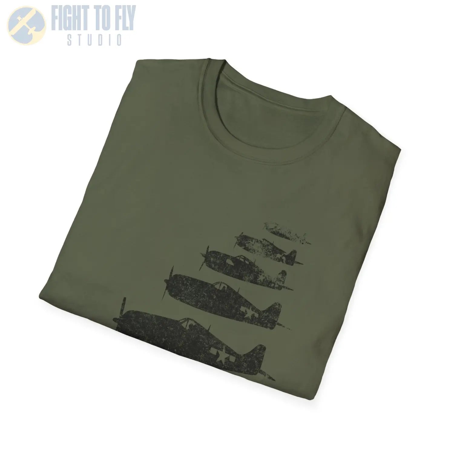 F6F Hellcat “Six in Formation” WWII T-Shirt - Pilot gifts - warbird t-shirt