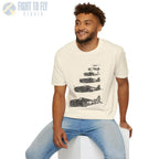 F6F Hellcat “Six in Formation” WWII T-Shirt - Pilot gifts - warbird t-shirt