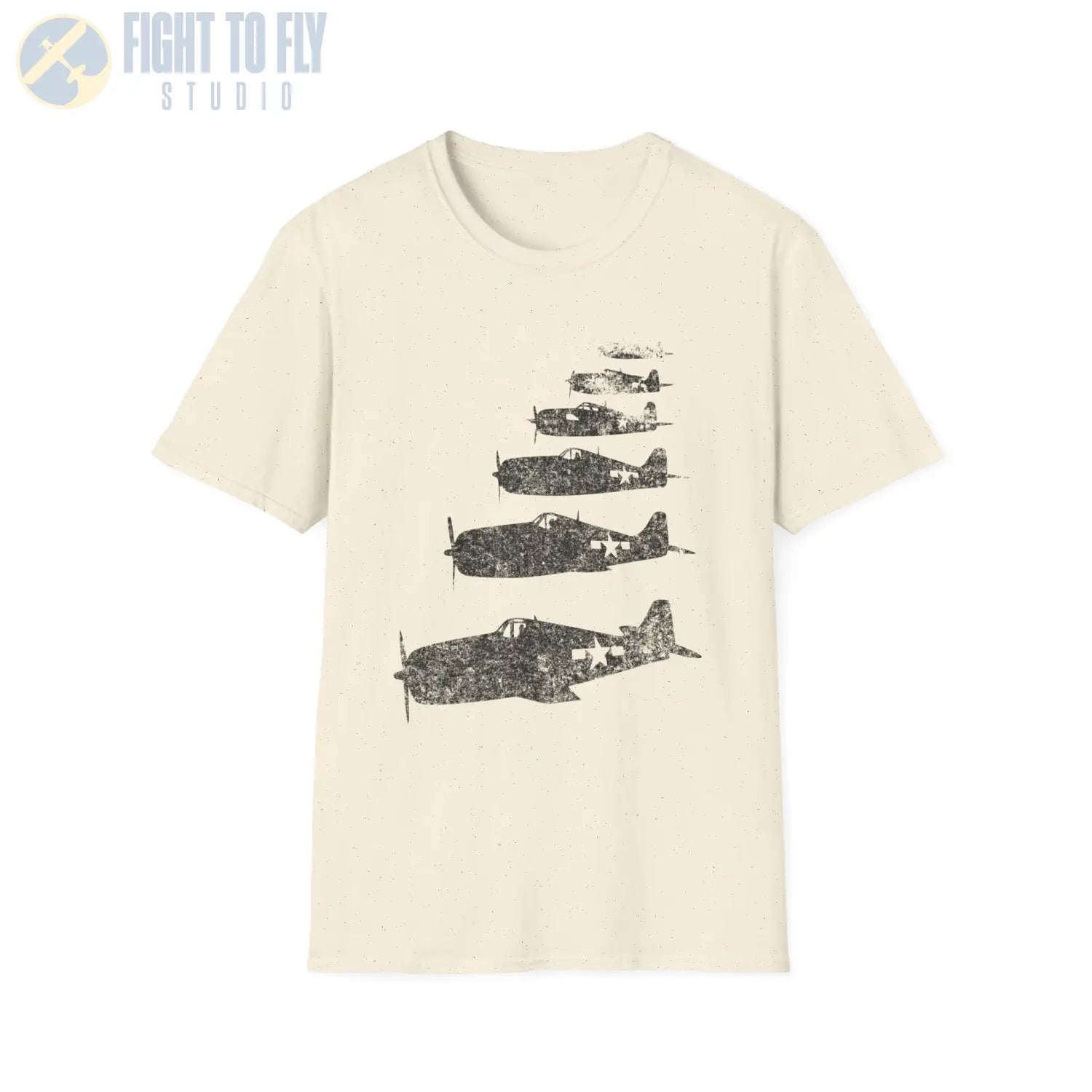 F6F Hellcat “Six in Formation” WWII T-Shirt - Pilot gifts - warbird t-shirt