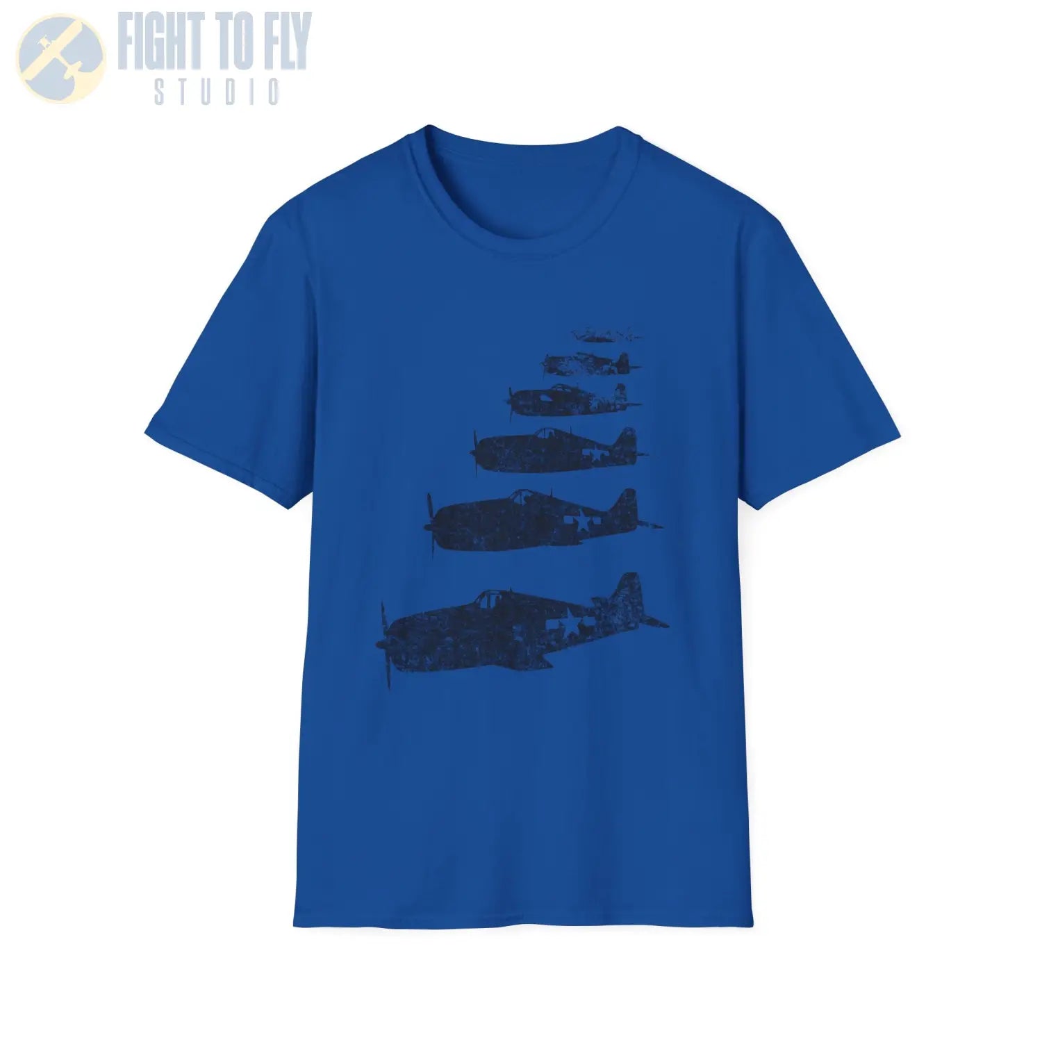 F6F Hellcat “Six in Formation” WWII T-Shirt - Pilot gifts - warbird t-shirt