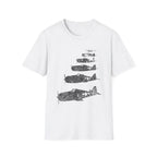 F6F Hellcat “Six in Formation” WWII T-Shirt - Pilot gifts - warbird t-shirt