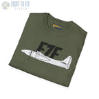 F7F Tigercat Side Profile T-Shirt - Pilot gifts - WWII warbird t-shirt
