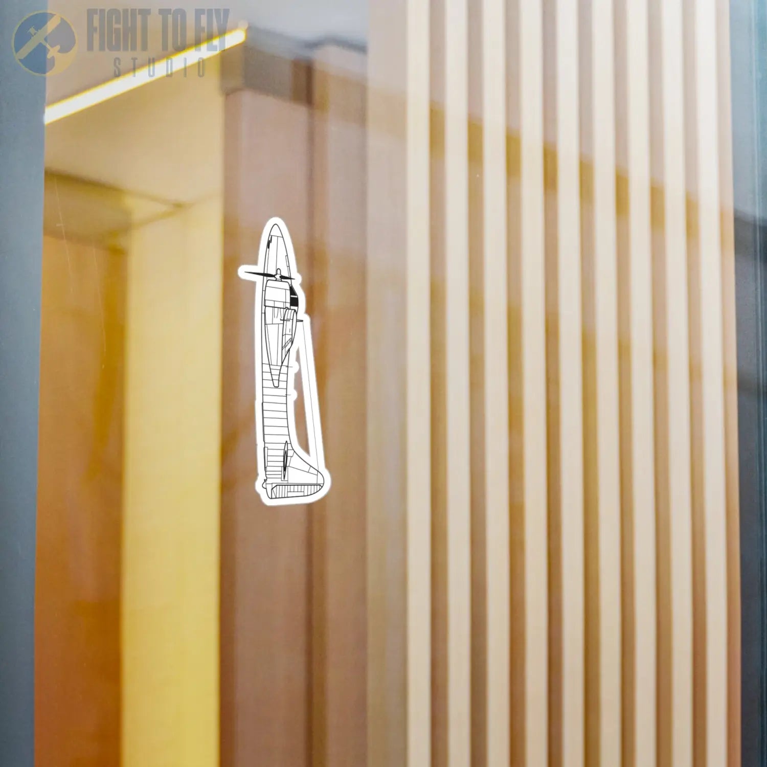 F7F Tigercat Kiss-Cut Vinyl Decal - Paper products - Pilot gifts - WWII warbird t-shirt