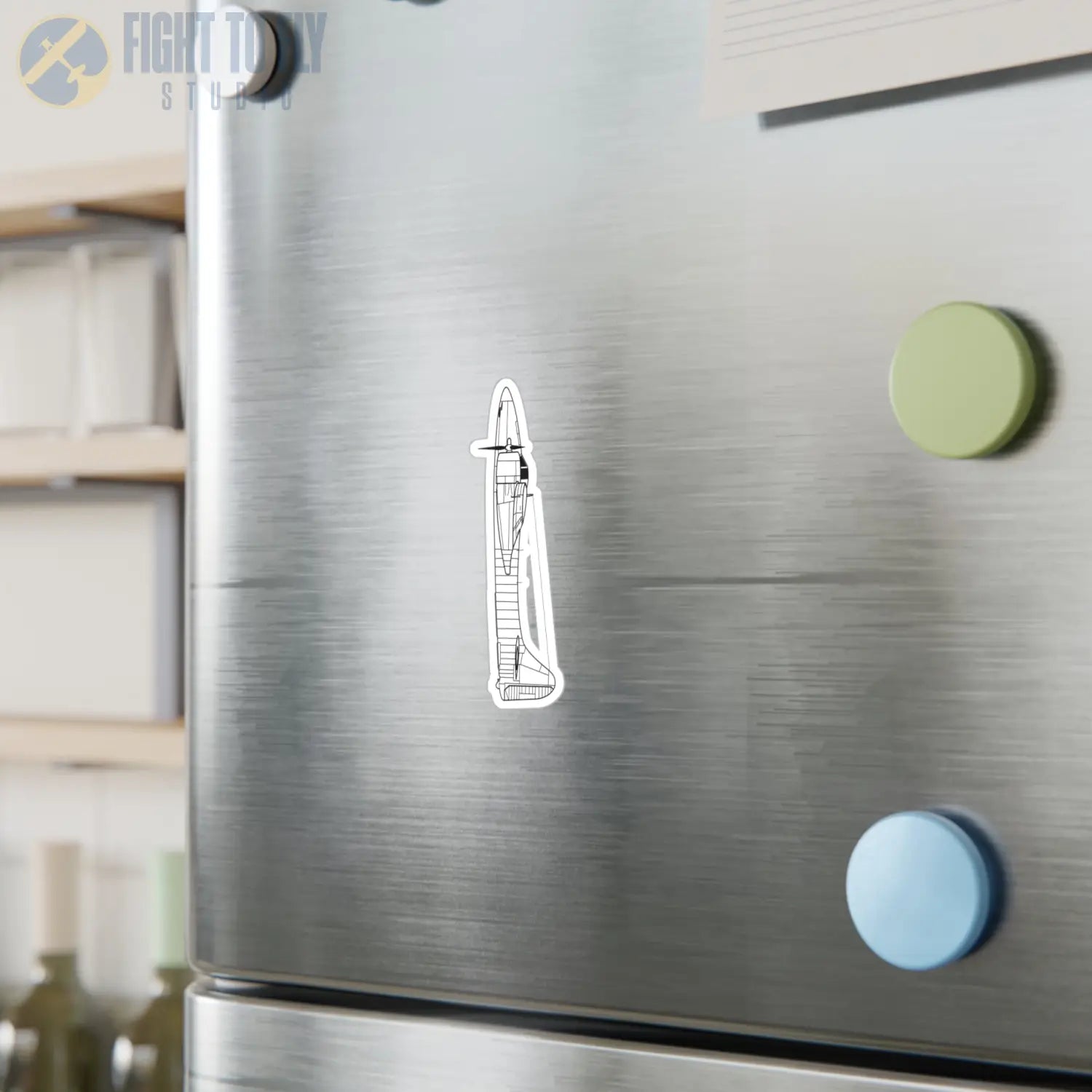 F7F Tigercat Kiss-Cut Vinyl Decal - Paper products - Pilot gifts - WWII warbird t-shirt