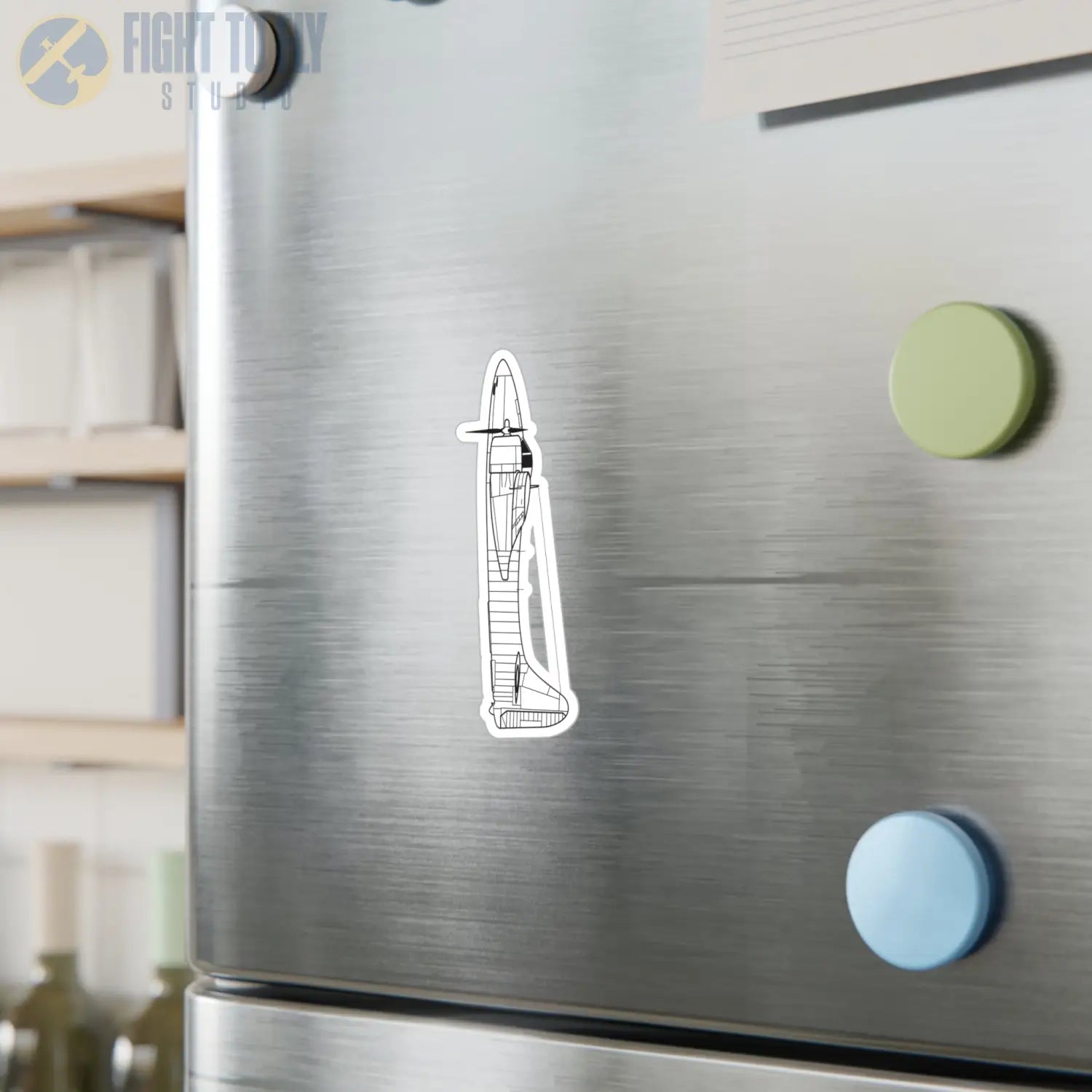 F7F Tigercat Kiss-Cut Vinyl Decal - Paper products - Pilot gifts - WWII warbird t-shirt