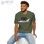 F7U Cutlass Side Profile T-Shirt - Pilot gifts - WWII warbird t-shirt