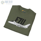 F7U Cutlass Side Profile T-Shirt - Pilot gifts - WWII warbird t-shirt