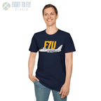F7U Cutlass Side Profile T-Shirt - Pilot gifts - WWII warbird t-shirt