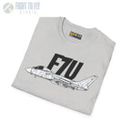 F7U Cutlass Side Profile T-Shirt - Pilot gifts - WWII warbird t-shirt