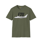 F7U Cutlass Side Profile T-Shirt - Pilot gifts - WWII warbird t-shirt