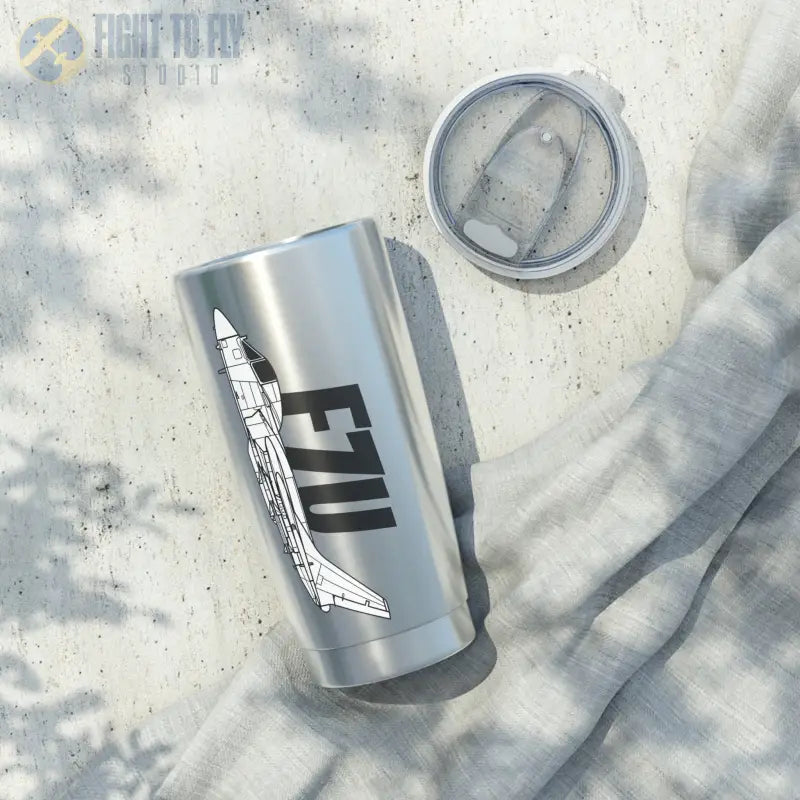 F7U Tumbler – Experimental Navy Jet Fighter Design - Mug - Pilot gifts - WWII warbird t-shirt