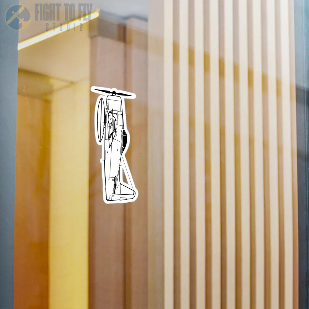 F8F Bearcat Kiss-Cut Vinyl Decal - Paper products - Pilot gifts - WWII warbird t-shirt