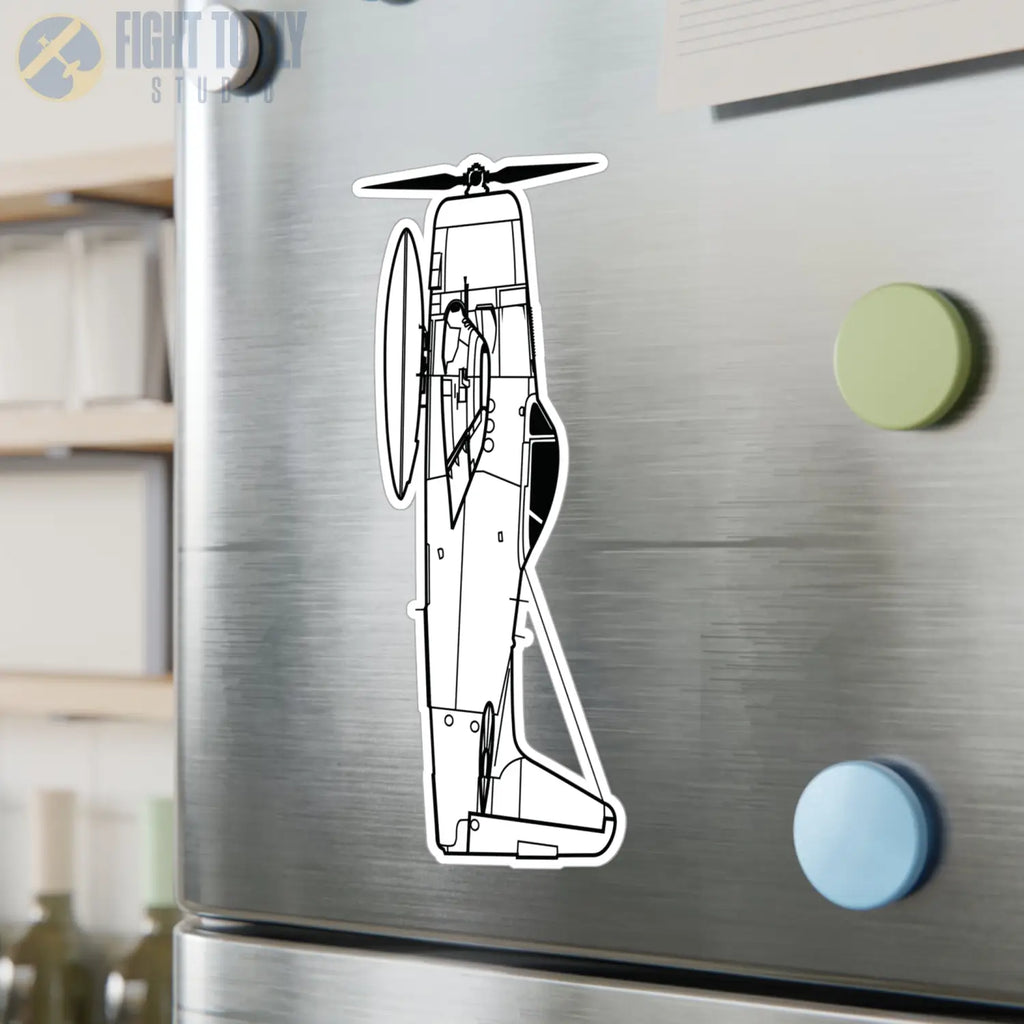 F8F Bearcat Kiss-Cut Vinyl Decal - Paper products - Pilot gifts - WWII warbird t-shirt