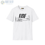 F8F Bearcat Side Profile T-Shirt - Pilot gifts - WWII warbird t-shirt