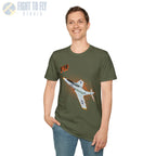 F9F Panther Comic Style T-Shirt - Pilot gifts - WWII warbird t-shirt