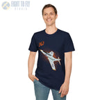 F9F Panther Comic Style T-Shirt - Pilot gifts - WWII warbird t-shirt
