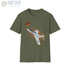 F9F Panther Comic Style T-Shirt - Pilot gifts - WWII warbird t-shirt