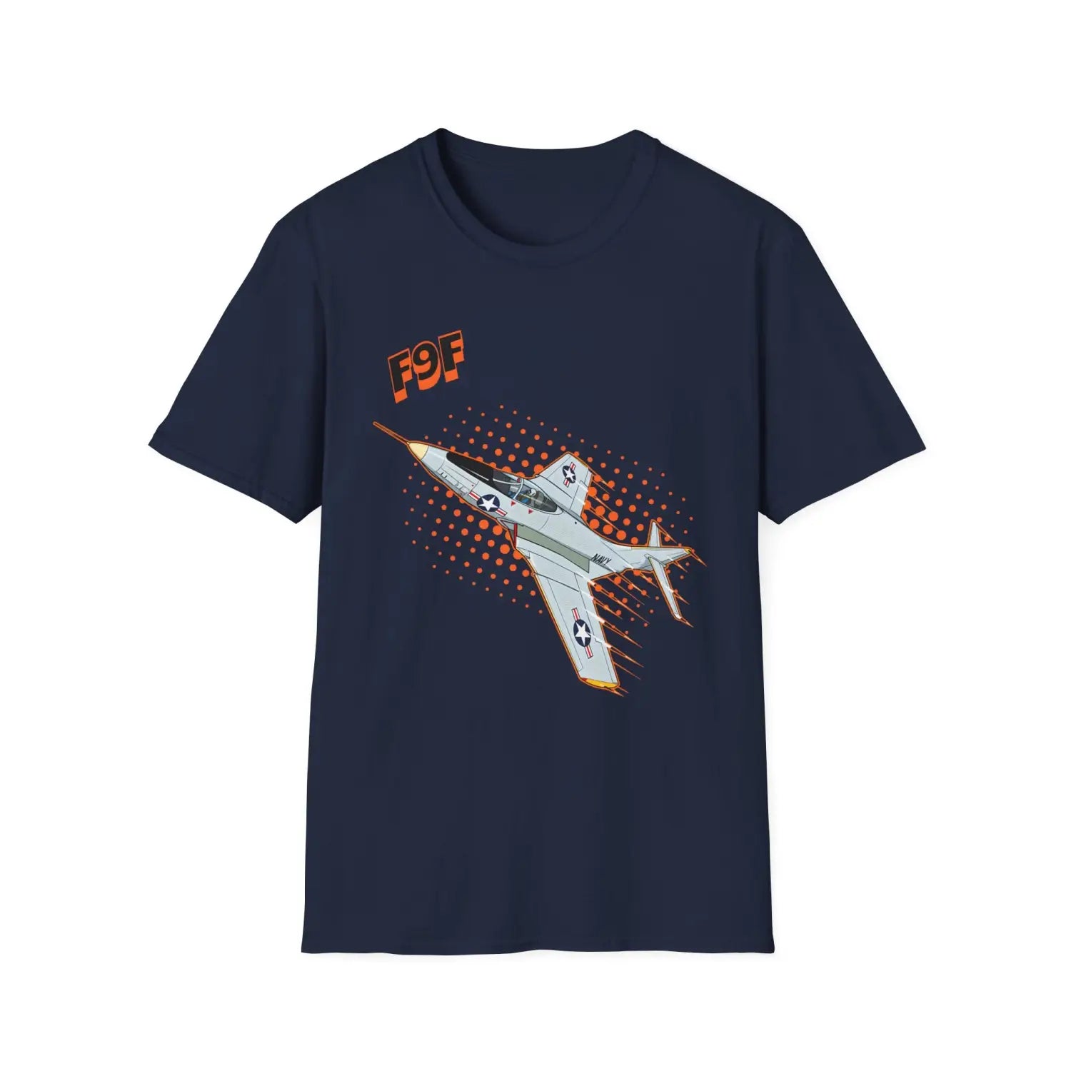 F9F Panther Comic Style T-Shirt - Pilot gifts - WWII warbird t-shirt