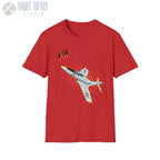 F9F Panther Comic Style T-Shirt - Pilot gifts - WWII warbird t-shirt