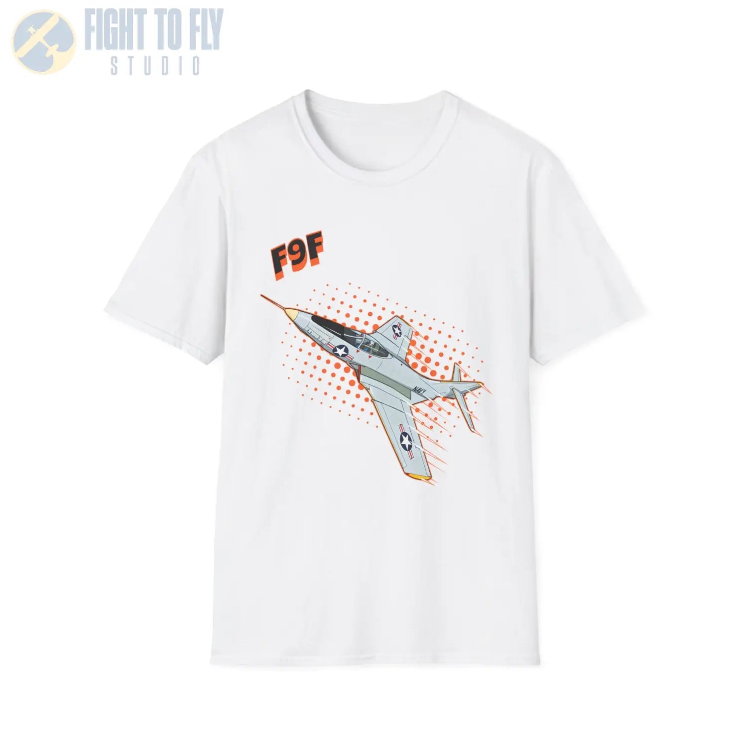 F9F Panther Comic Style T-Shirt - Pilot gifts - WWII warbird t-shirt