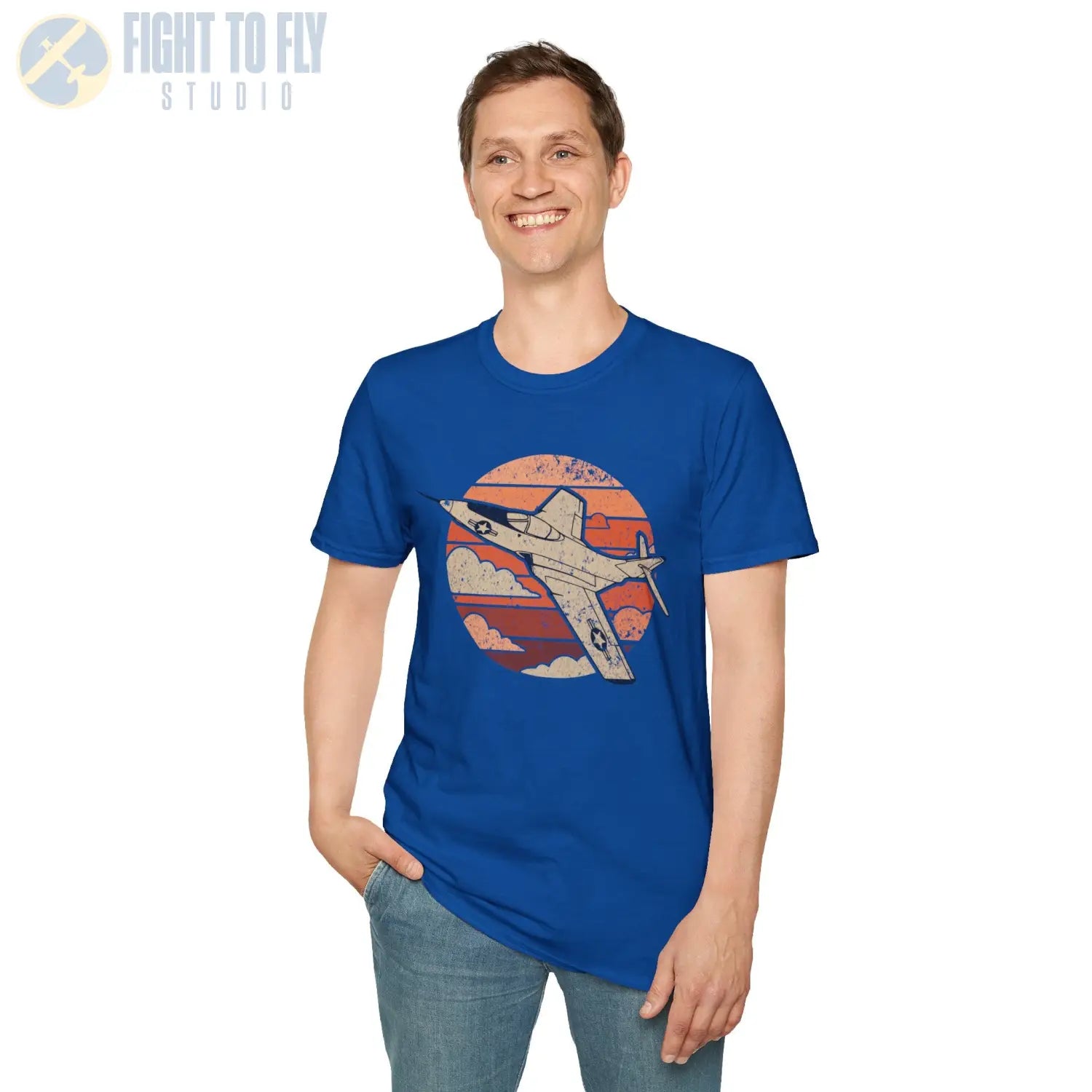 F9F Panther Retro T-Shirt - Pilot gifts - WWII warbird t-shirt