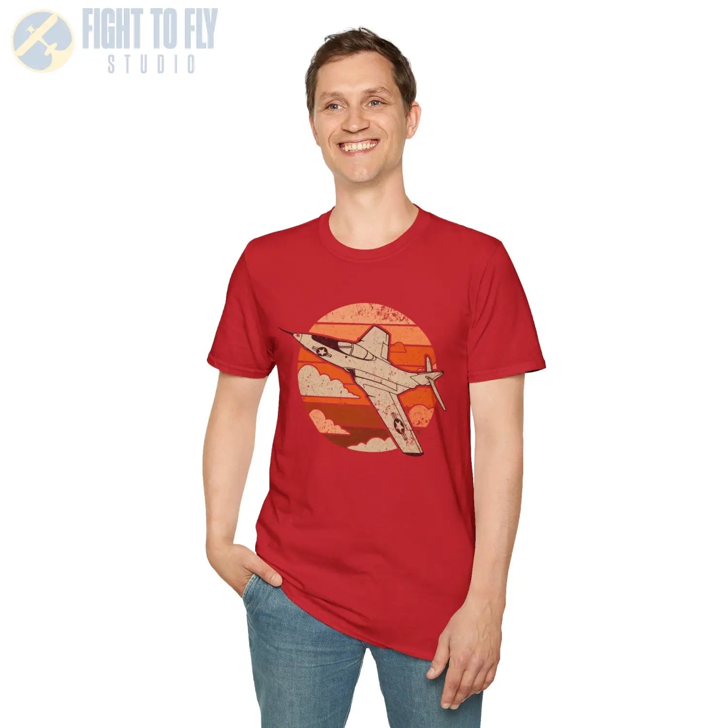 F9F Panther Retro T-Shirt - Pilot gifts - WWII warbird t-shirt