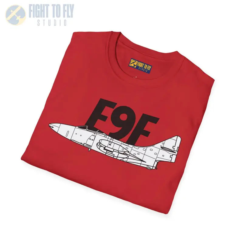 F9F Side Panther Profile T-Shirt - Pilot gifts - WWII warbird t-shirt