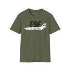 F9F Side Panther Profile T-Shirt - Pilot gifts - WWII warbird t-shirt