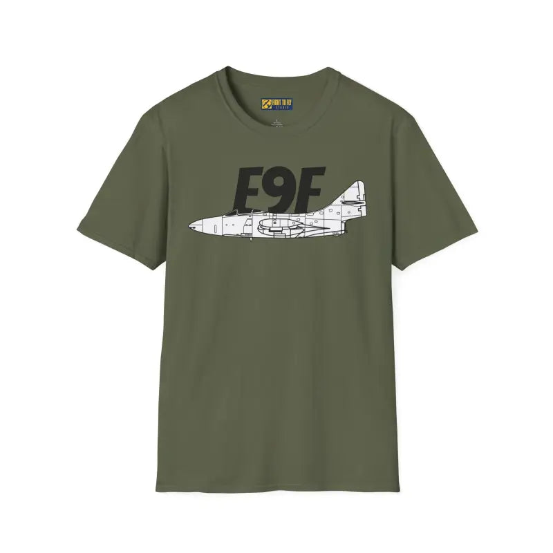 F9F Side Panther Profile T-Shirt - Pilot gifts - WWII warbird t-shirt