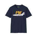 F9F Side Panther Profile T-Shirt - Pilot gifts - WWII warbird t-shirt