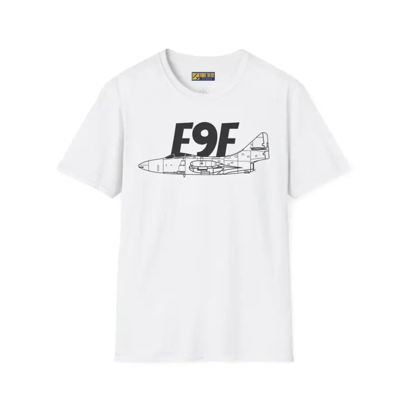 F9F Side Panther Profile T-Shirt - Pilot gifts - WWII warbird t-shirt