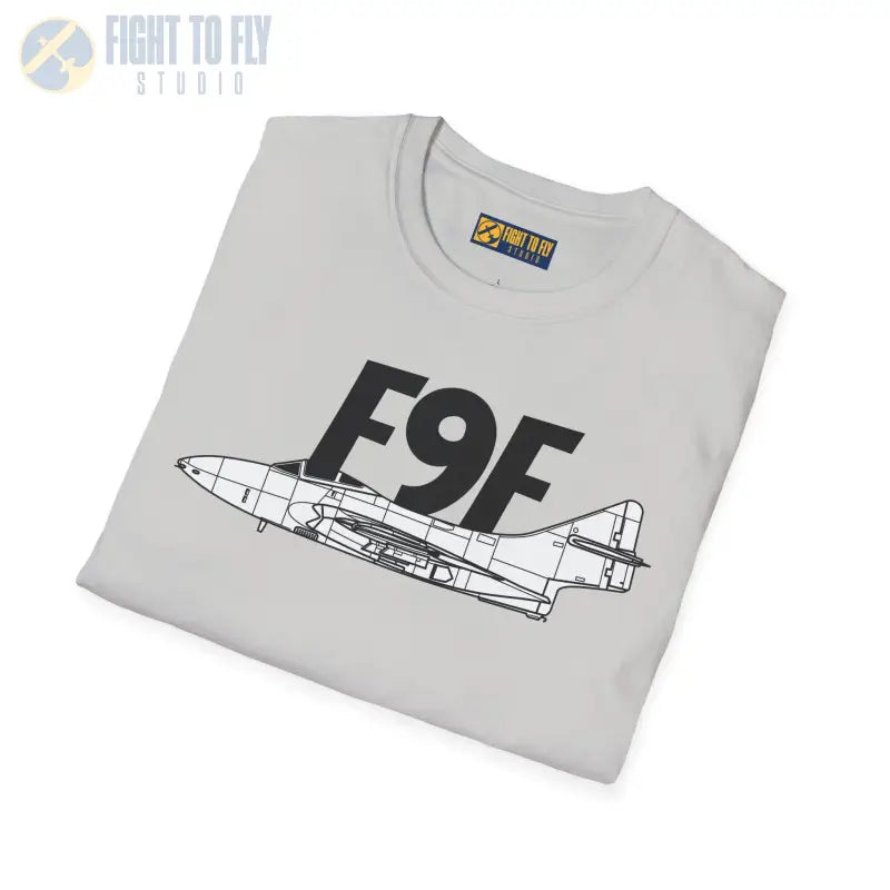 F9F Cougar Side Profile T-Shirt - Pilot gifts - WWII warbird t-shirt